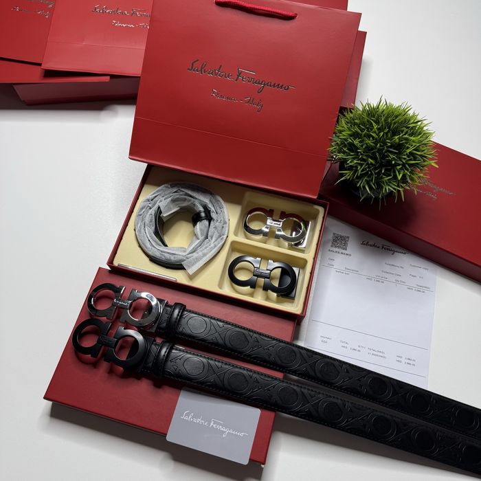 Ремінь , ремень Salvatore Ferragamo 105,110 | комплект