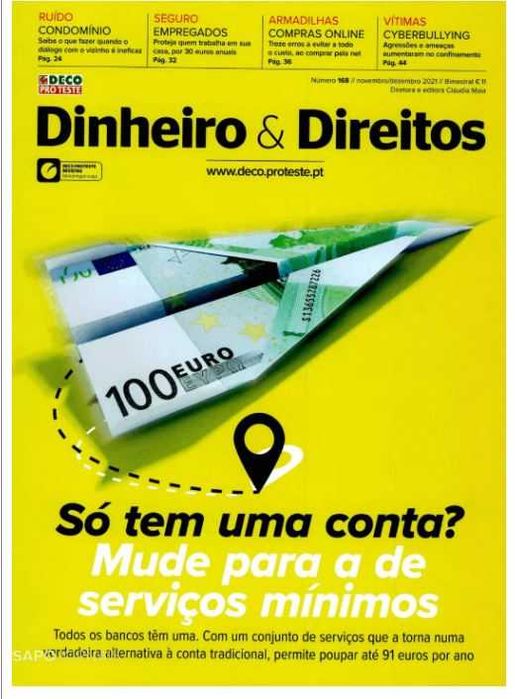 2 revistas dinheiro e direitos d DECO proteste - Lote 4