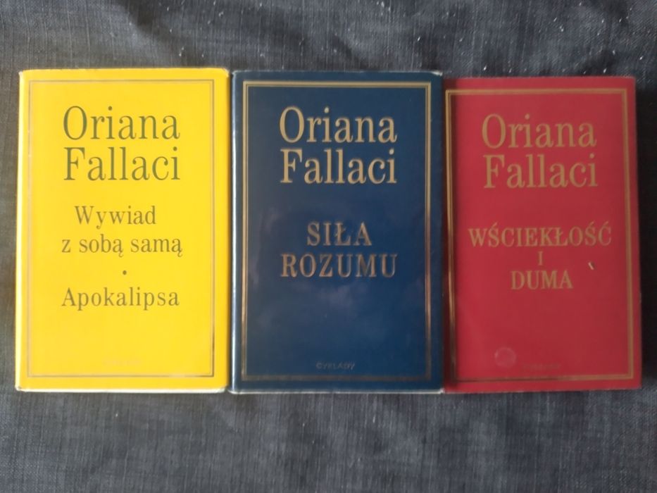 Oriana Fallaci - 3 książki