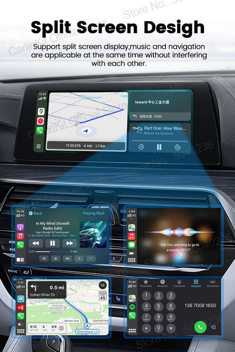 CarlinKit Mini Ultra: Wireless CarPlay & Android Auto 2-em-1 NOVO