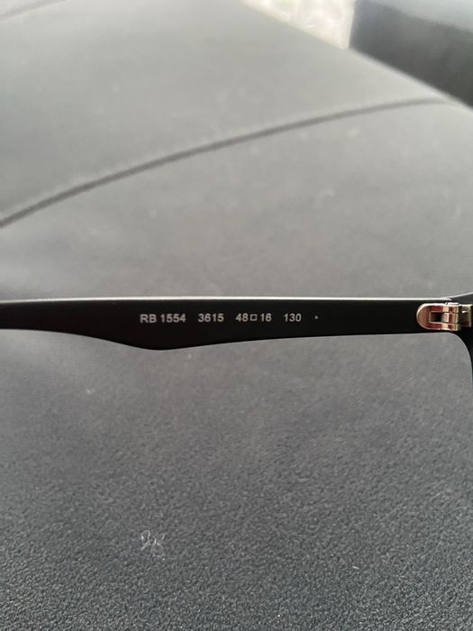 Okulary, oprawki Ray-ban dla chłopca, dziecka czarne