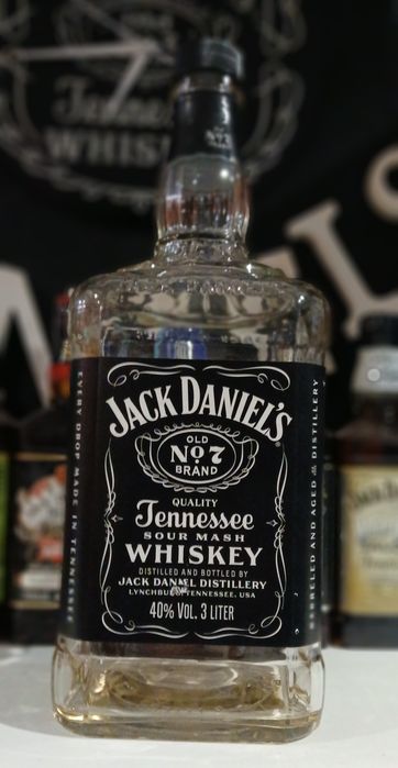 Garrafa jack daniel's 3litris