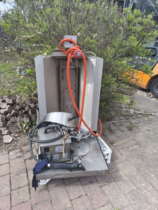 Opiekacz do kebaba + nóż elektryczny