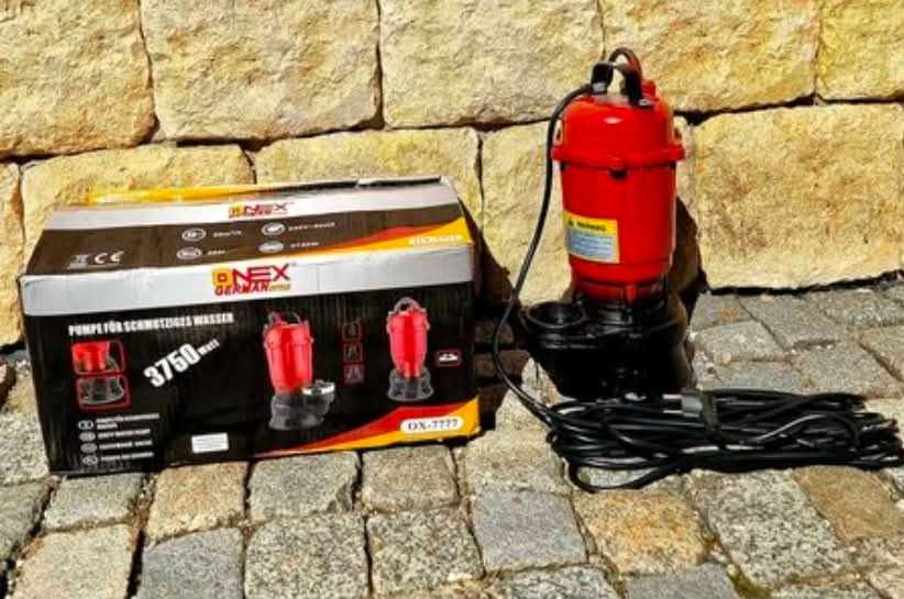 Promocja 209  zł    Pompa do szamba i brudnej wody ONEX  3750 W
