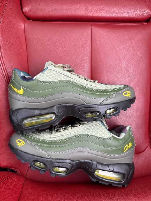 (ОПЛАТА ПІСЛЯ ОГЛЯДУ)Nike air max 95 corteiz green Найк Аір Макс 95