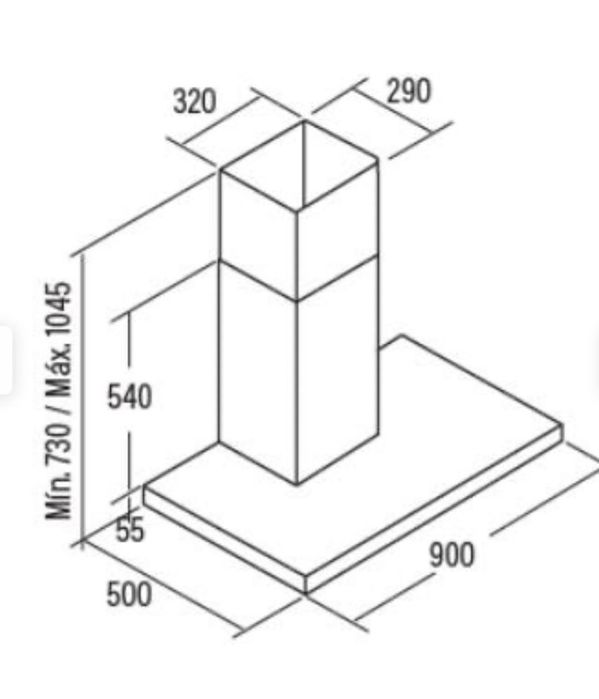Exaustor Controlair BH 900 inox