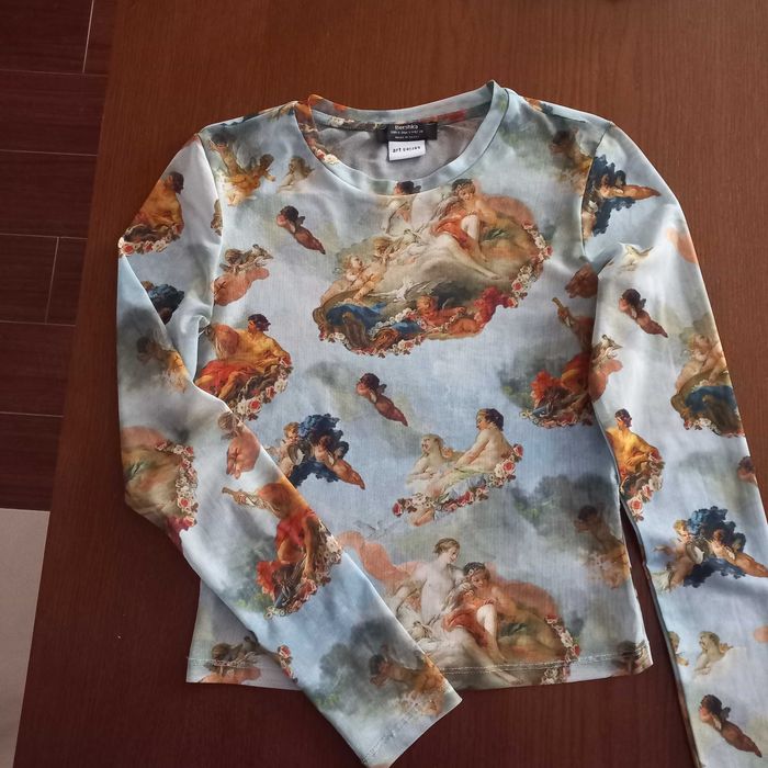 bluzka BERSHKA rozmiar S art series