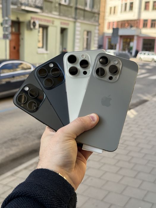 iphone 15 pro 128/256gb black/natural/white/blue