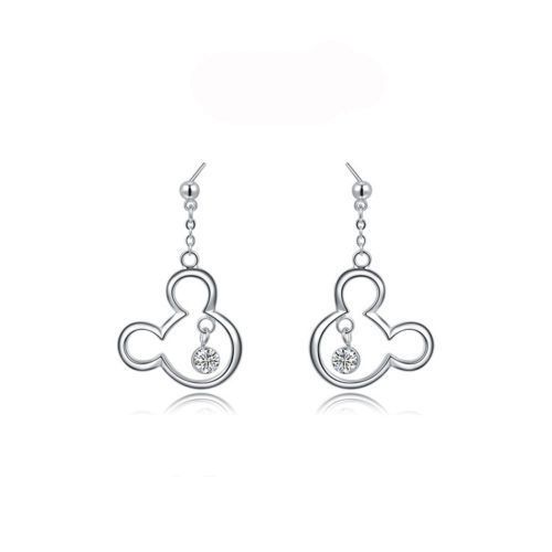 Brincos com pendente Mickey. Novos