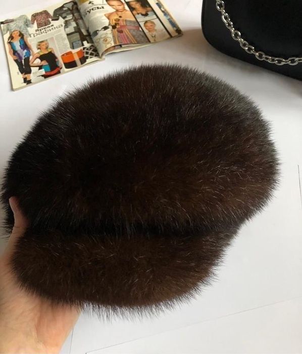 Натуральная норковая шапка