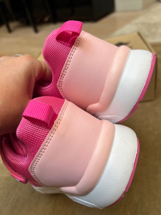 sneakersy Befado rozm 35/23 cm różowe rzepy lekkie biała podeszwa