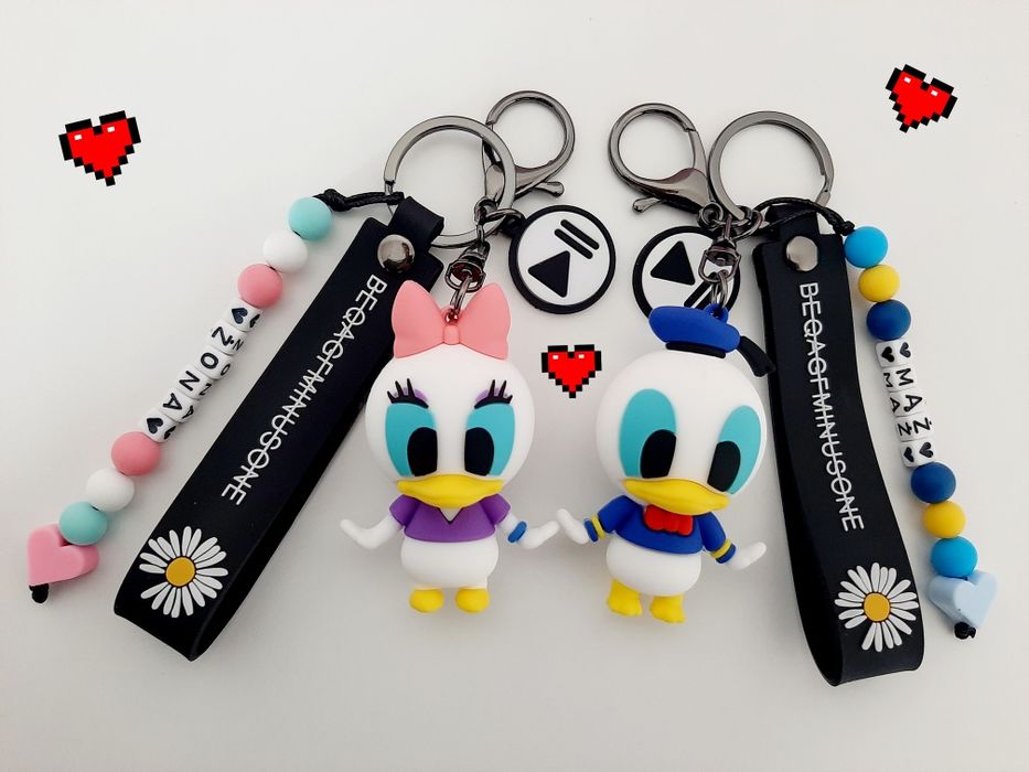 Brelok Daisy i Kaczor Donald