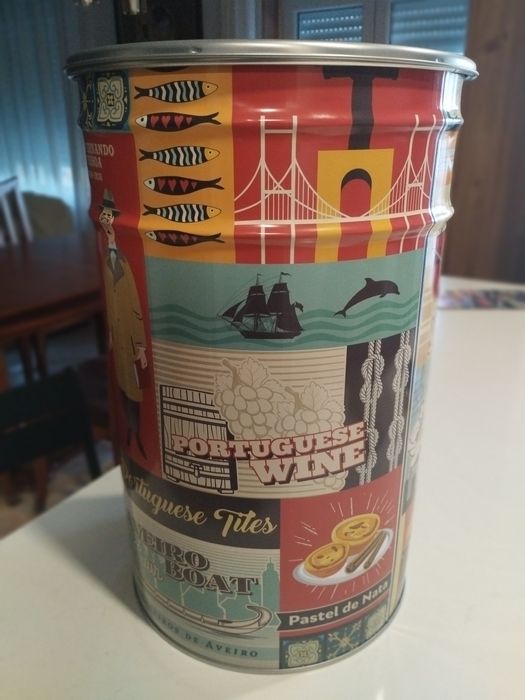 Decoração / Arrumação / Lata decorativa / Embalagem