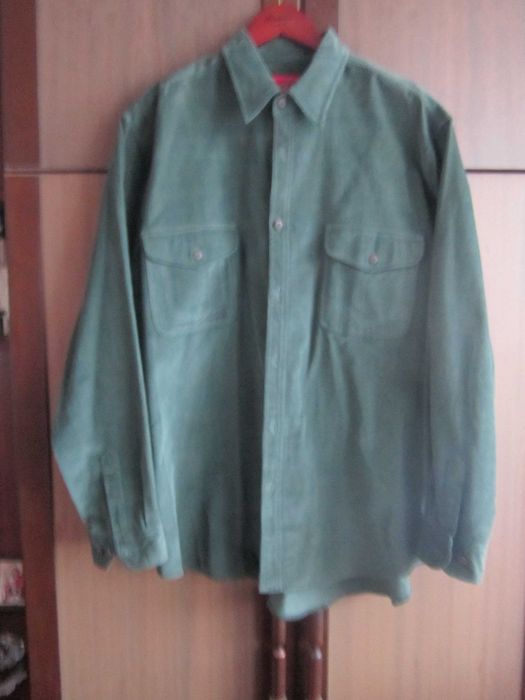 Рубашка мужская вельветовая. Размер L (50)