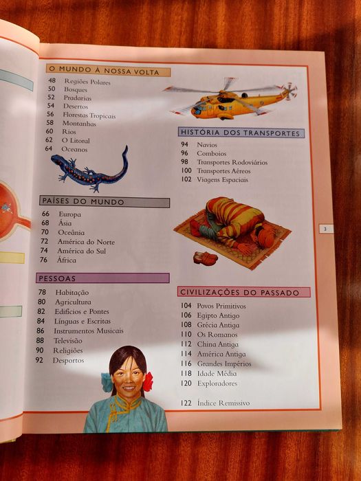 “A Minha Primeira Enciclopédia”, Júnior, Universal, livro didático