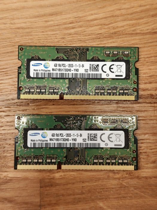 Pamięć RAM Samsung DDR3L – 8 GB (2×4 GB) SO-DIMM