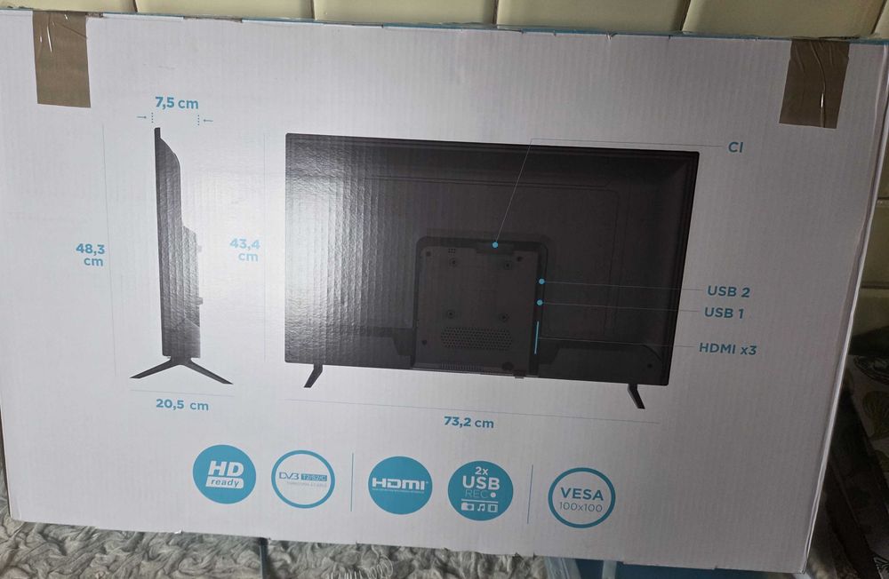Telewizor 32" Qilive  na gwarancji