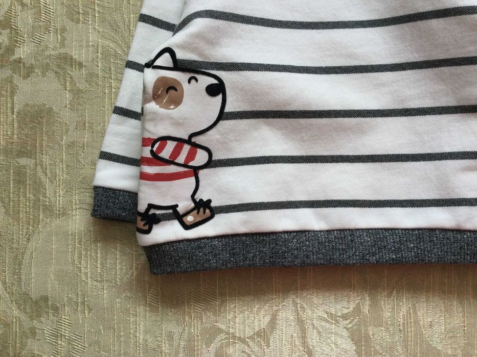 0-3 м. Mayoral. Primark стильний теплий свішот на флісі і Сорочка Льон