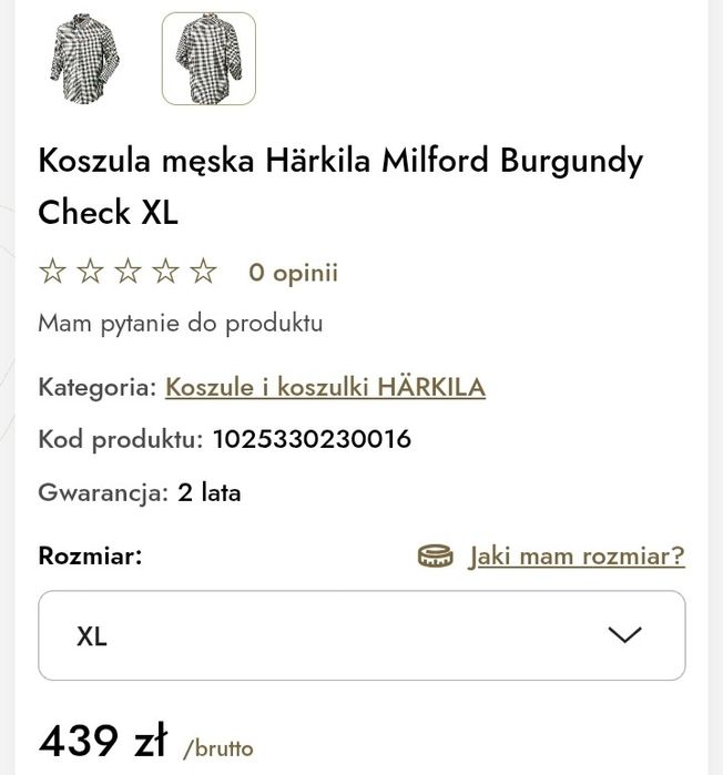 Harkila koszula milford deerhunter XL I XXXL