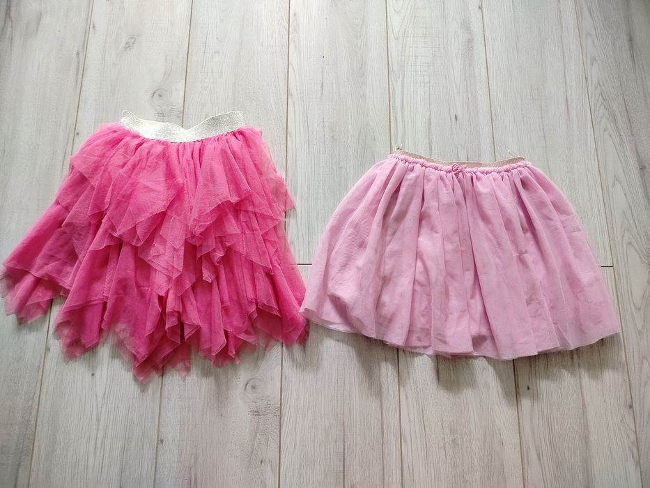 Różowe spódniczka tutu tiul 128cm księżniczkowa