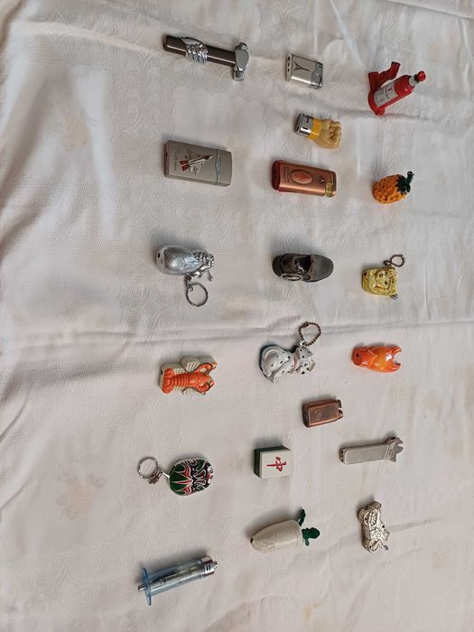 coleção isqueiros - vários - ver fotos