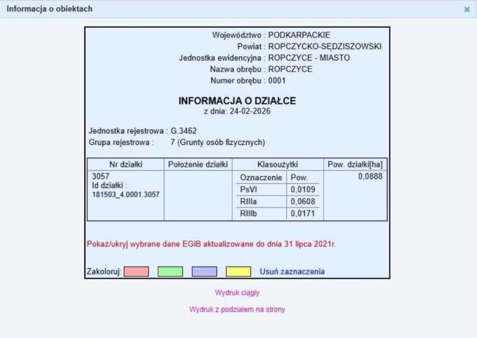 Działka budowlana  w Ropczycach