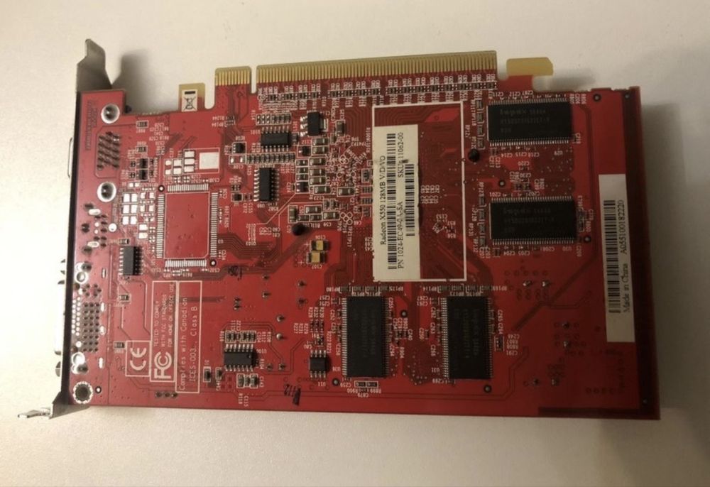 Видеокарта Radeonн X550 128MB
