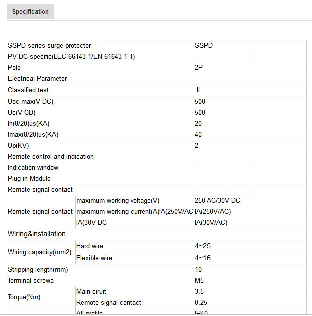 Disjuntor Surtos protector de sobretensão sistemas fotovoltaicos raios