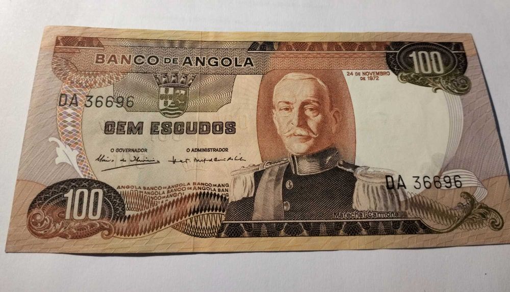 Notas de Angola de 1972 e outros