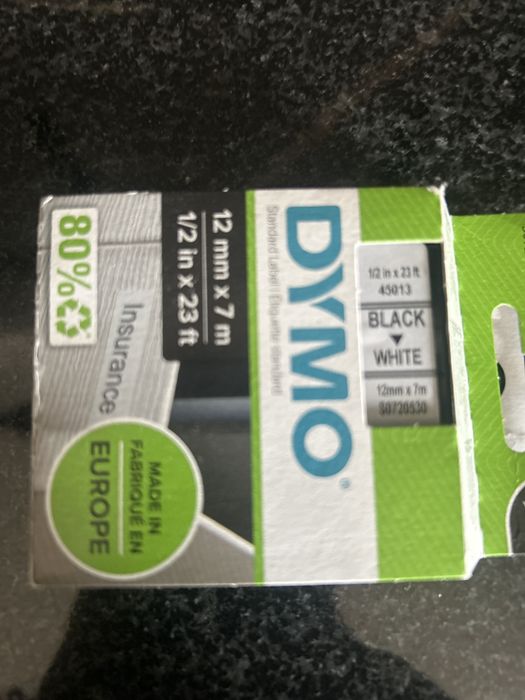 Dymo 12mm x 7 m D1