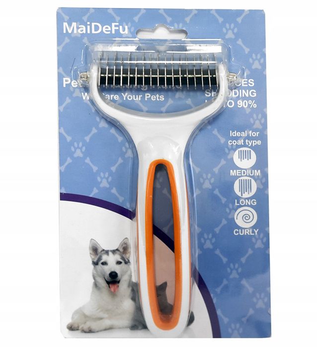 Trymer do wyczesywania siersci i kołtunów dla psa i kota