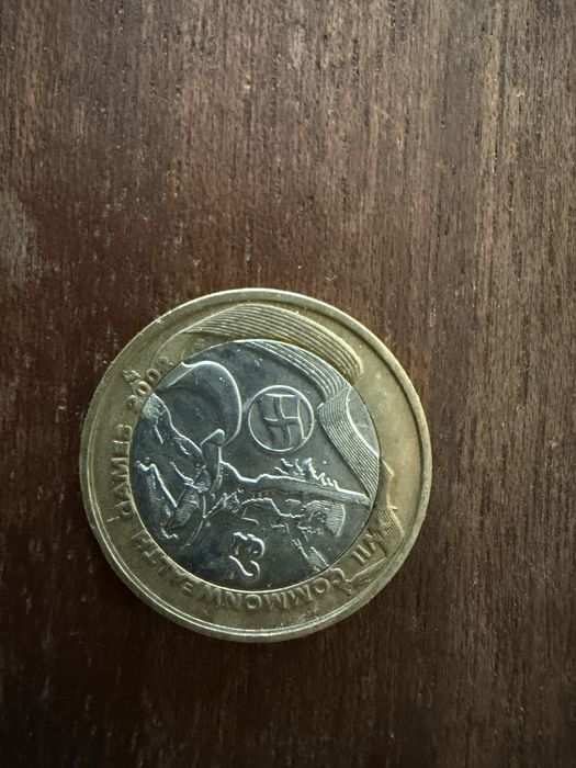 Moeda  2 libras xvii jogos de conunidade irlanda do norte 2002