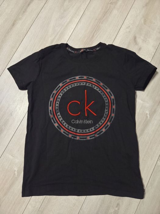Czarna koszulka podkoszulka t-shirt Calvin Klein CK rozmiar S