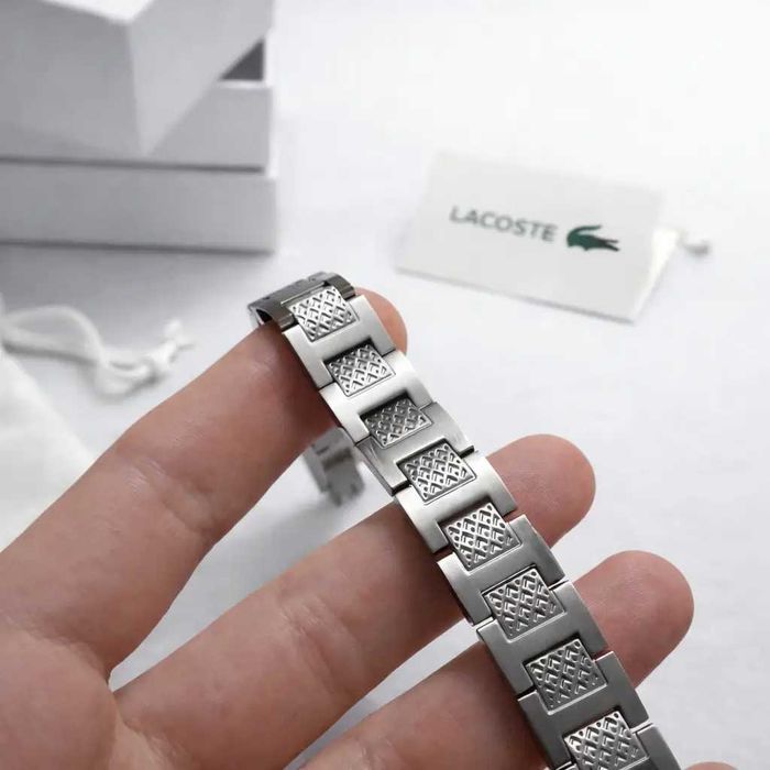 Lacoste браслет чоловічий із міцної неіржавіючої сталі у фірмовій коробці