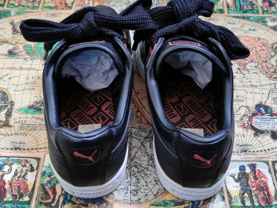 Классные кожаные кроссовки Puma. Размер 38,5, 25см.