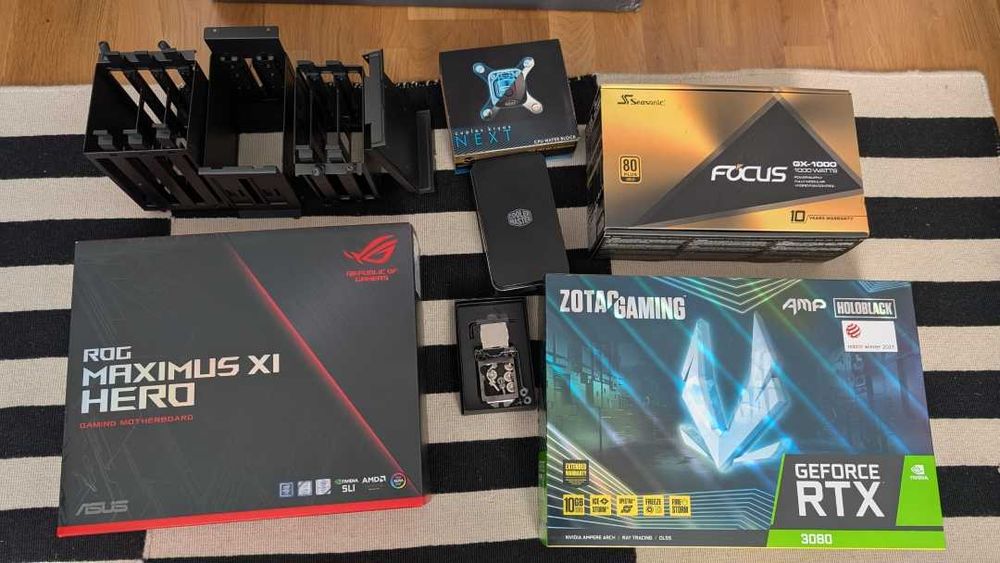 Computador Gaming: i7-9700K + 16Gb RAM + nVidia RTX 3080 +WaterCooling