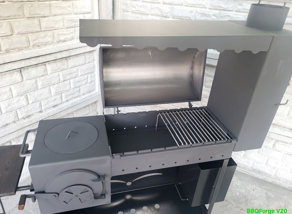 5мм • ВІД ЗАВОДУ • ГАРАНТІЯ • Мангал Коптильня Смокер / Піч Під Казан