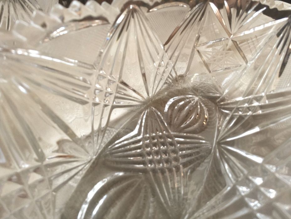 Кришталеві (скляні) овальні блюда / тарілки / салатники