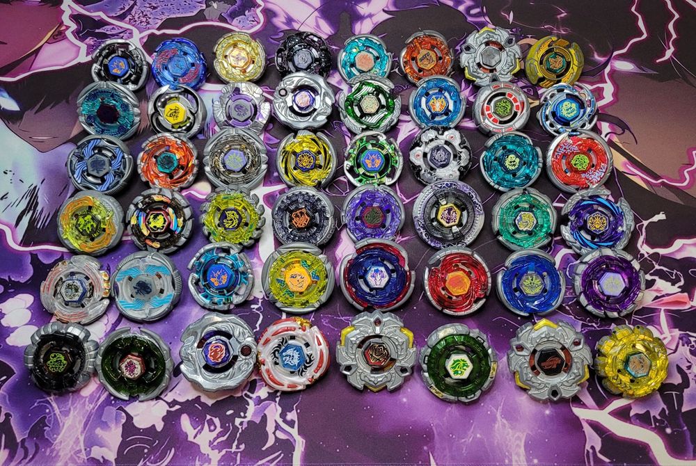 Coleção de Beyblades Metal Fusion/Masters/Fury Individualmente