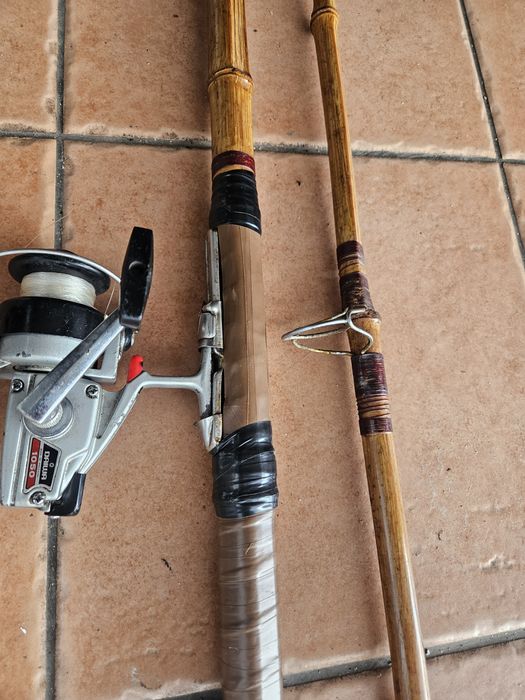Vendo cana de pesca e carrinho