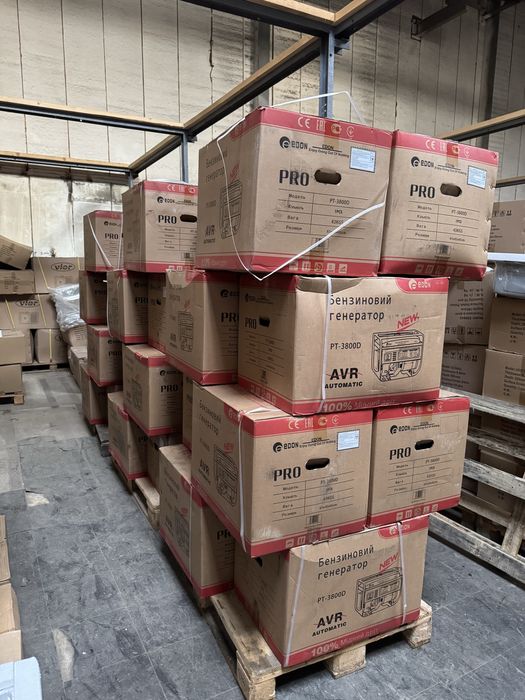 EDON PT-7000D 5,5 кВт генератор з електростартером, колесами і ручками