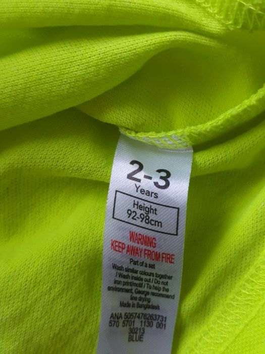 koszulka bluzka t-shirt 2-3 latka nowa 92 neon 98 zielona czerwona