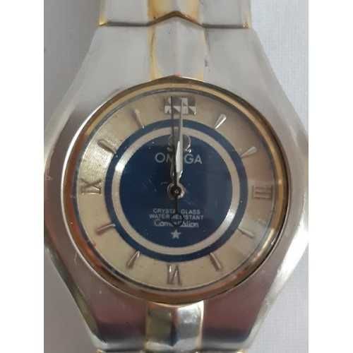 Часы наручные Omega Constellation синие