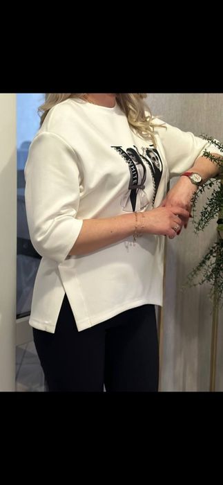 Белая нарядная кофта