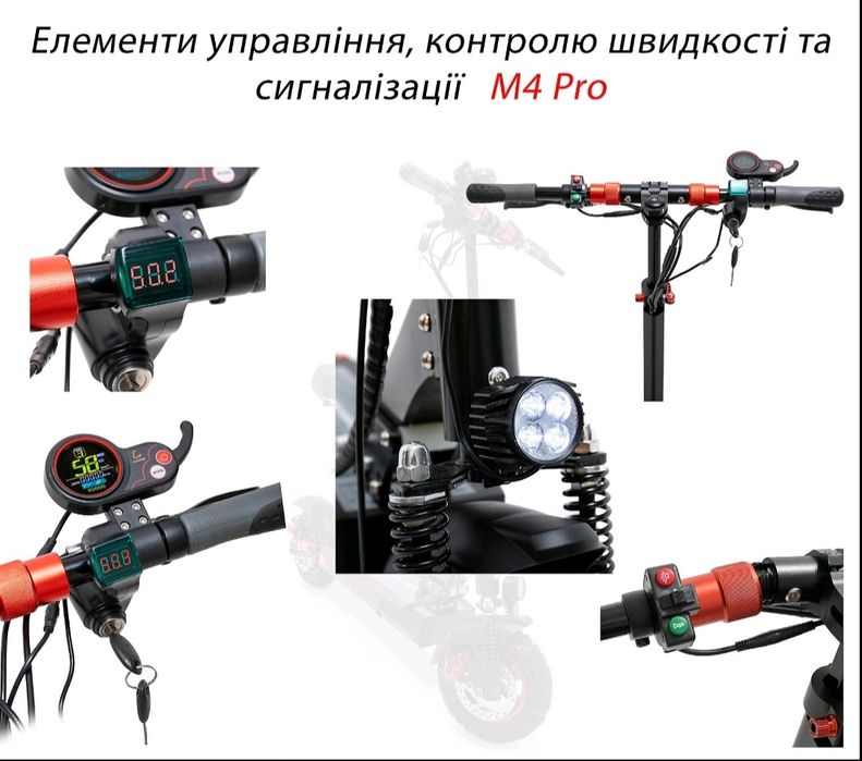 Электросамокат c сиденьем KUGOO KIRIN М4 PRO 18000 mAh  59 км 2025 год