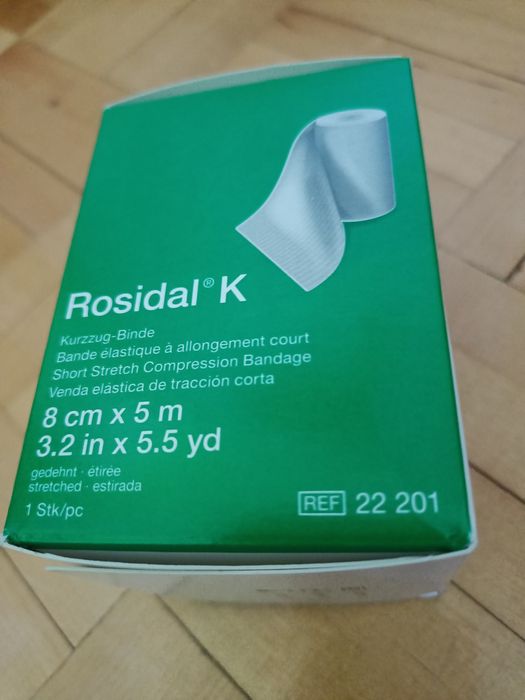 Bandaż kompresyjny, uciskowy