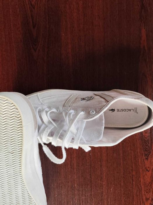 Trampki Lacoste białe rozmiar 43 jak nowe OKAZJA