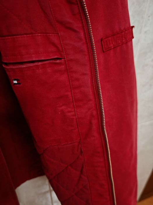 Blusão Tommy Hilfiger vermelho tipo Harrington
