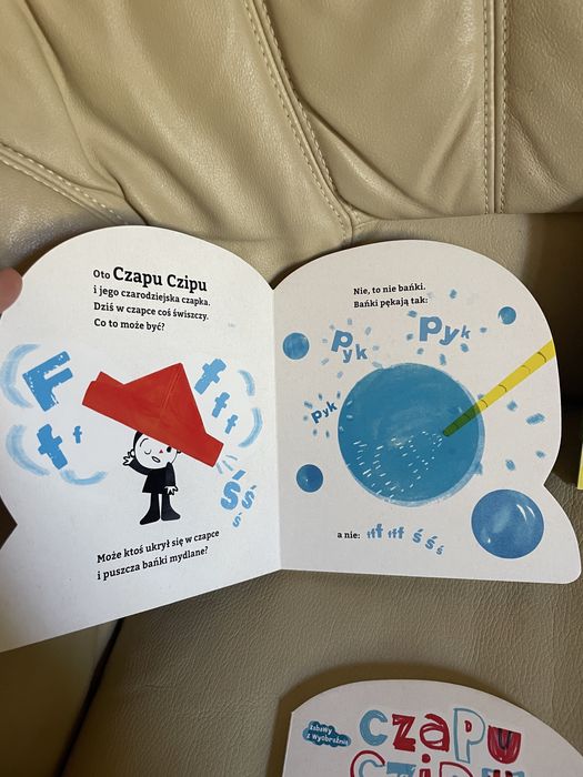 Zestaw logopedyczny Czapu Czipu aktywne czytanie zabawy z wyobraźnią