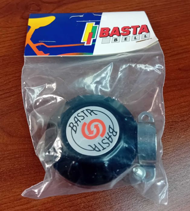 Dzwonek rowerowy obrotowy  firmy BASTA  /lekki i wygodny /.